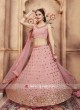 Georgette Light Pink Lehenga Choli